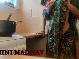 Tamil house wife gets naughty in kitchen