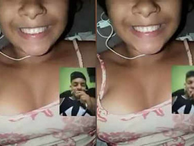 Watch a naughty girl get down and dirty on video call