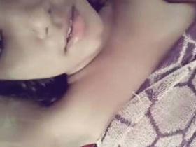 Adorable Indian girl masturbates and shows off her cute pussy