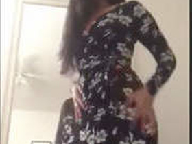 Seductive Indian teen strips naked and shows her body