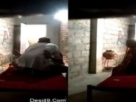 Tamil housewife gets squeezed and sperm-slapped by father-in-law