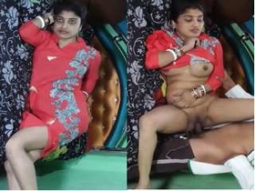 Desi bhabhi's exclusive video of breast play and fucking