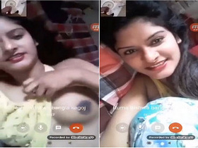 Exclusive Bangla cutie plays with her boobs and masturbates