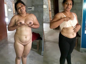 Tamil wife records her husband's nude body in a seductive video
