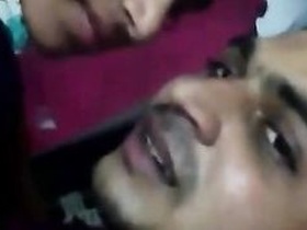 Desi couple indulges in foreplay and kissing after a long time apart