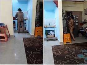 Horny Mallu wife gets naked and recorded by her husband