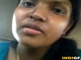 Tamil college girl masturbates in car while driving