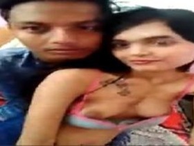 Embed code for Desi college student shows her tits to her lover for sucking