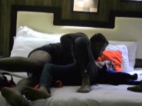 Indian lovers have passionate hotel sex in free porn video
