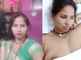 Hot bhabhi gets a facial in MMS