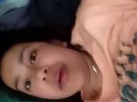 Big boobed Manipuri girl gets intimate with her black lover