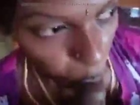 Tamil wife's blowjob and sex video in Salem atmosphere