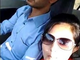 Car-seat sex: A couple gets it on in their vehicle