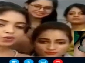 Hot girls get naughty on Skype with exposed penises