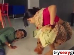 Indian domestic sex movie featuring tamil actress in blue film