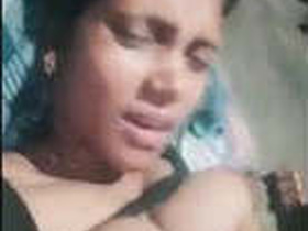 Married woman moans in pleasure as she has intense sex with herself