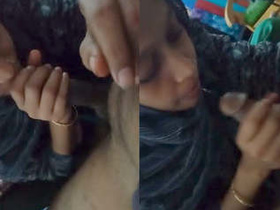 Desi couple delivers part 1 of their blowjob and fucking session