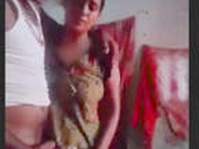 Mature couple from a village in India engages in sexual activity