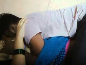 Indian couple enjoys intimate moments in the dark