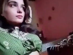 Pakistani beauty bares it all in solo nude video