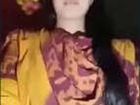 Beautiful village girl updates her followers