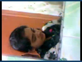 College cutie gets naughty in a steamy video