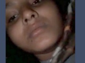 Indian girl goes nude in village to record it