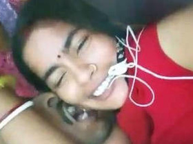 Desi couple engages in rough sex in village setting