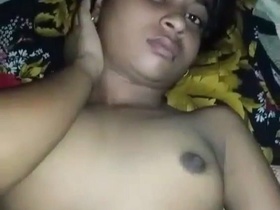 Young village girl gets her shaved pussy pounded