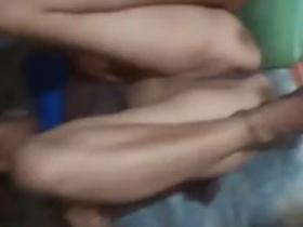 Desi wife avoids her lover in the village