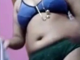 A Curvy Indian Bhabhi's Boob Show