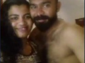 Desi couple's sensual romance in a hotel room