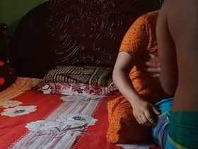 Sister-in-law gets naughty in home video