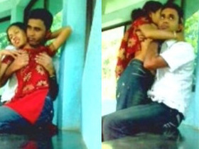 College lovers enjoy a quickie at home in this cute and lovely video
