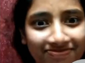 Cute desi teen shows off her body in a steamy video