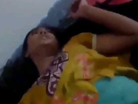 Bhabi's moans of pain in hardcore sex video