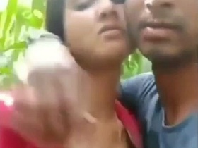 Outdoor sex in the jungle with a passionate lover