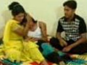 Indian porn video featuring Saali's hot threesome with two friends