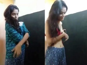 Young and adorable girl bathing in the tub