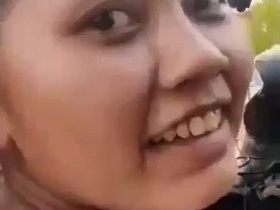 Outdoor sex with a beautiful Assamese girl who loves anal