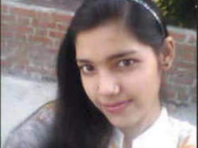 Two parts of a sexy hot teenage girl baring it all