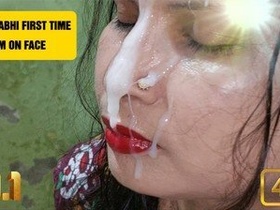Salu bhabhi's first time with a facial