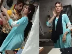 Desi lover gets caught in the act of fucking