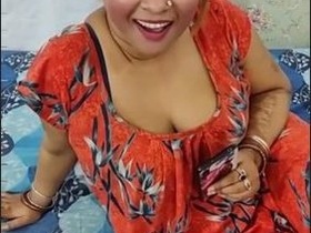 Mature desi lady gets roleplayed and fucked hard
