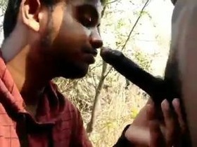 Desi boy gets a rough blowjob from his master in this XXX video