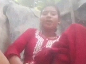 Masturbation video of a sexy Bengali girl with a dildo