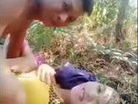 Hardcore jungle fucking caught on camera