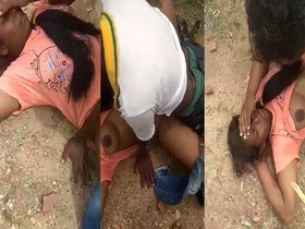 Local Tamil girls engage in group sex outdoors in MMS