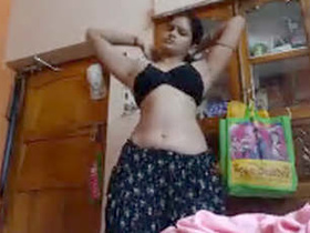 Aroused woman pleasuring herself with her hands