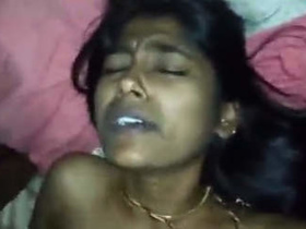 Aunty gets rough sex from her husband, cries in pleasure